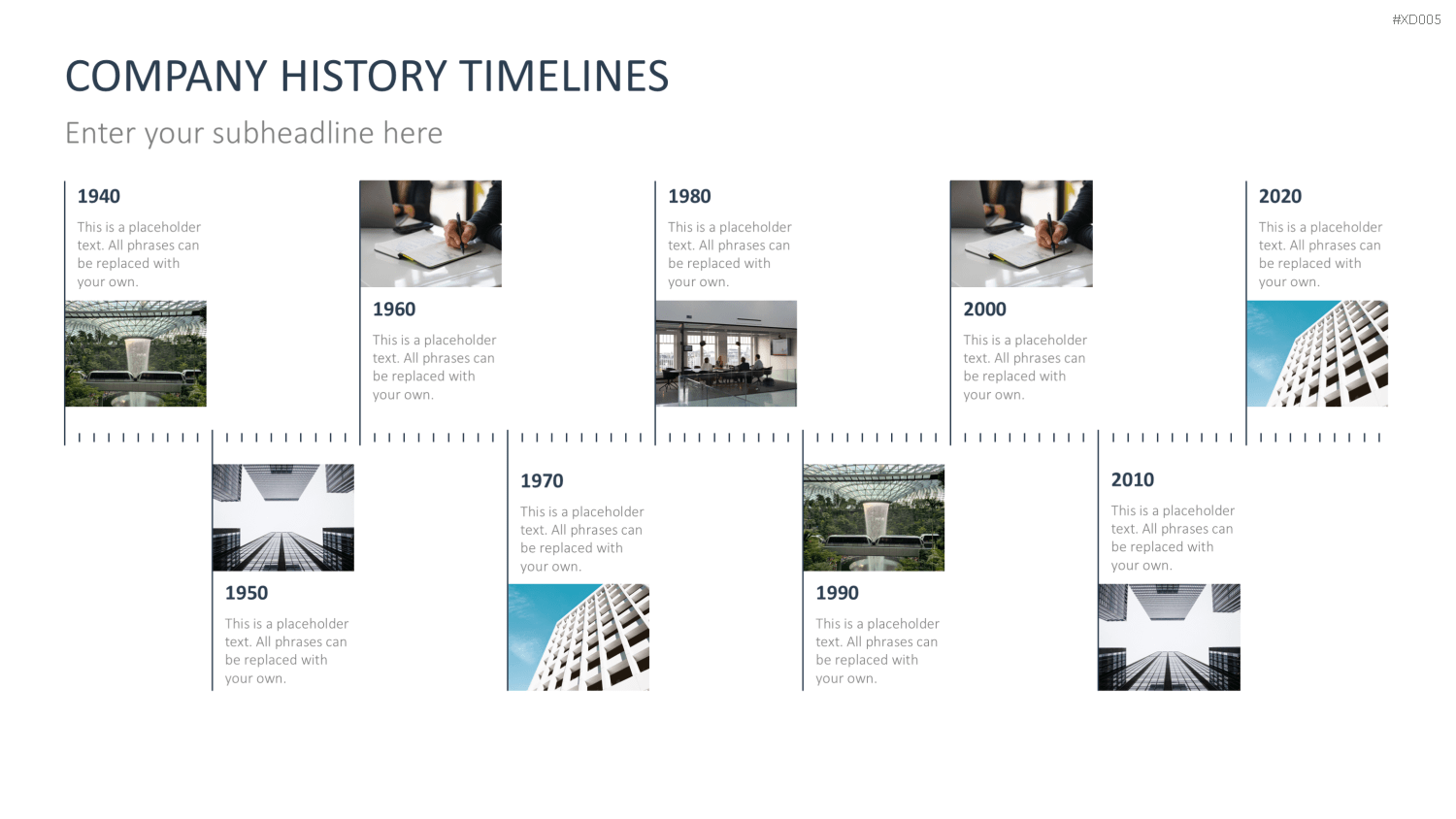 Zeitstrahl-Vorlagen-Paket (Timeline-Bundle) PowerPoint-Vorlage