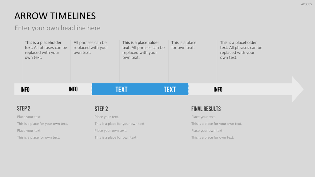 Zeitstrahl-Vorlagen-Paket (Timeline-Bundle) PowerPoint-Vorlage