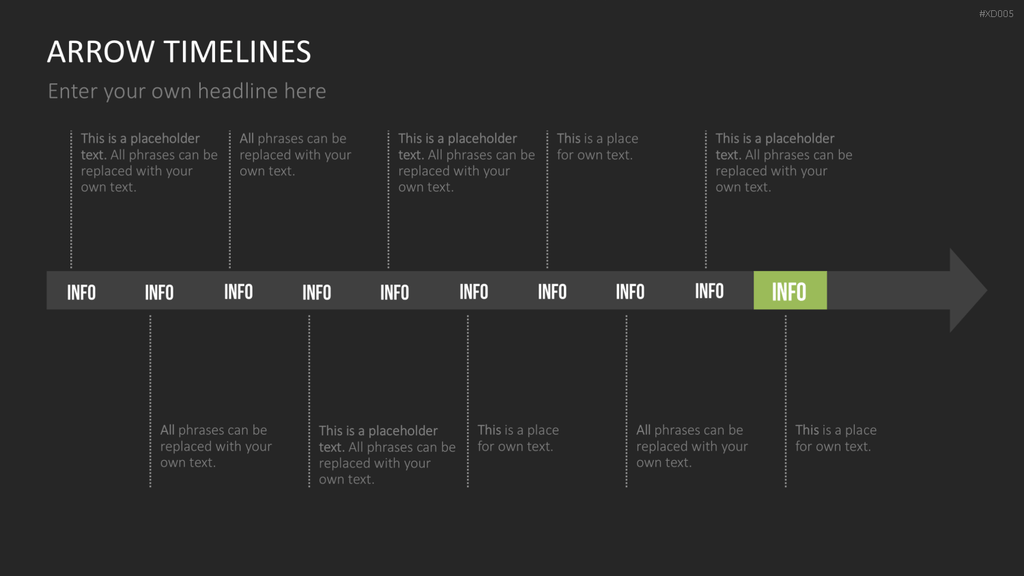 Zeitstrahl-Vorlagen-Paket (Timeline-Bundle) PowerPoint-Vorlage