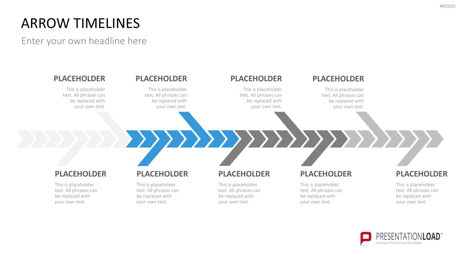 Zeitstrahl-Vorlagen-Paket (Timeline-Bundle) PowerPoint-Vorlage