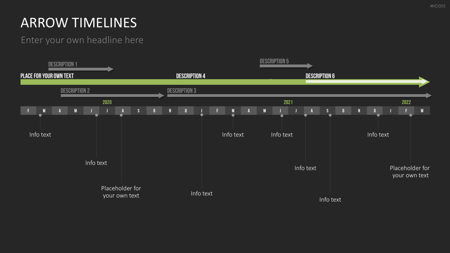 Zeitstrahl-Vorlagen-Paket (Timeline-Bundle) PowerPoint-Vorlage