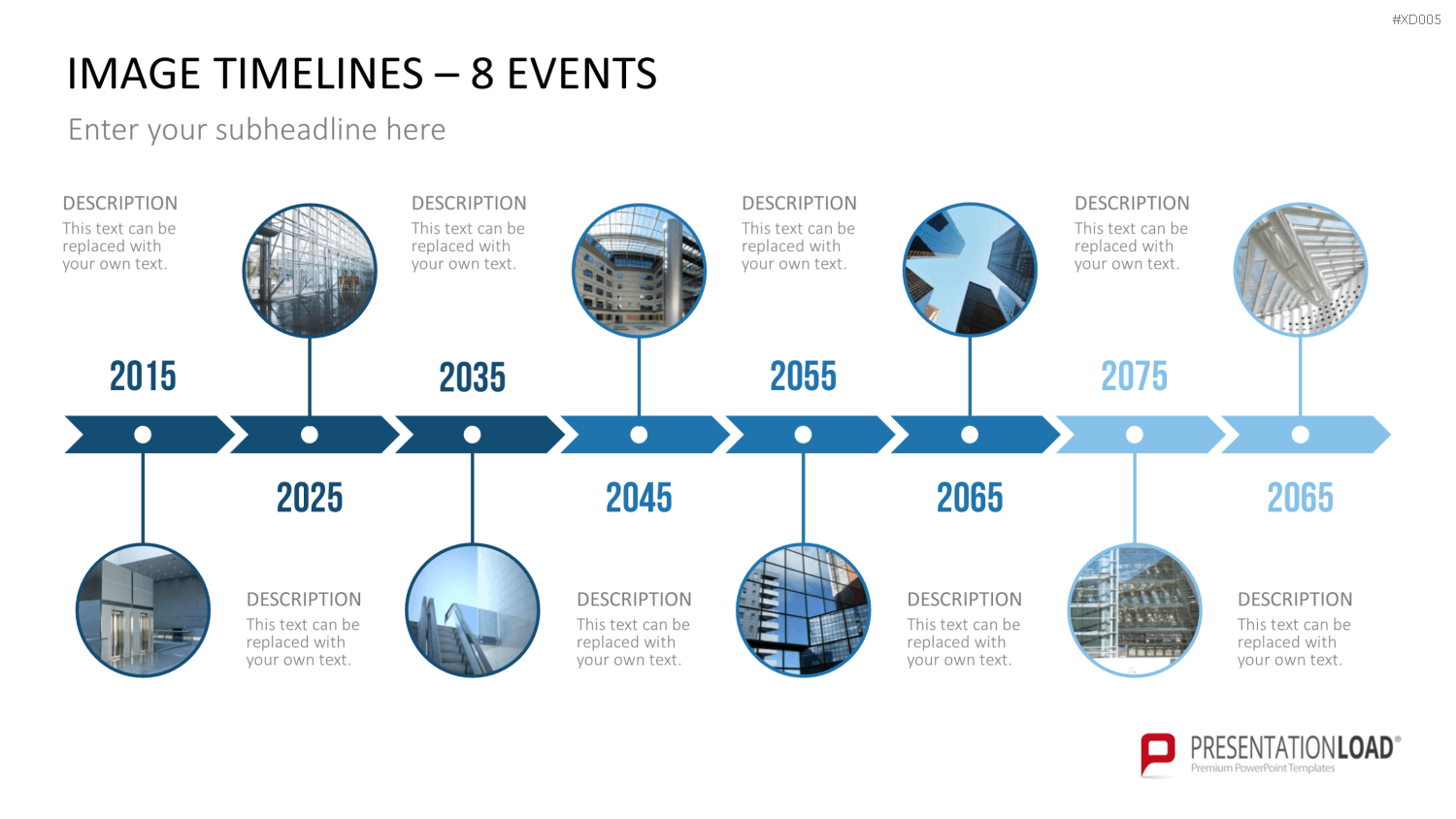 Zeitstrahl-Vorlagen-Paket (Timeline-Bundle) PowerPoint-Vorlage