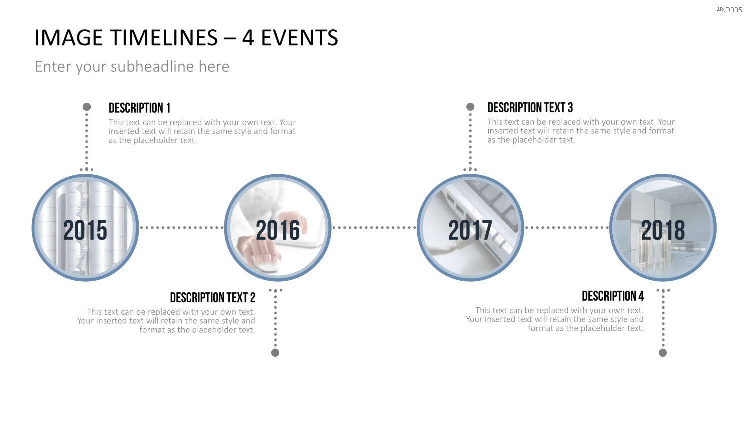 Zeitstrahl-Vorlagen-Paket (Timeline-Bundle) PowerPoint-Vorlage