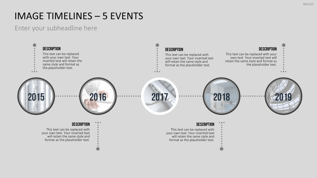 Zeitstrahl-Vorlagen-Paket (Timeline-Bundle) PowerPoint-Vorlage