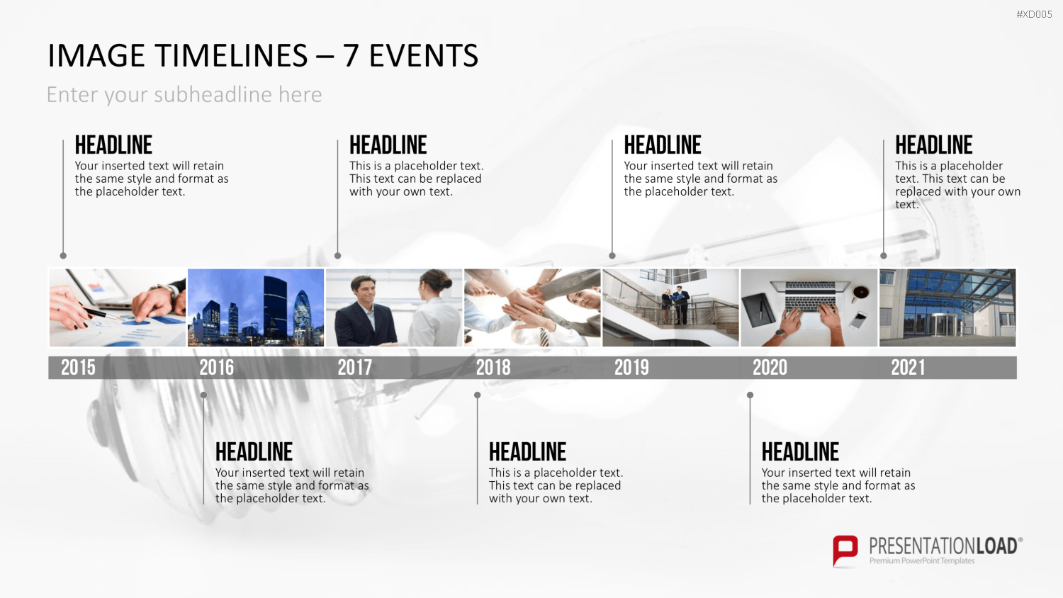 Zeitstrahl-Vorlagen-Paket (Timeline-Bundle) PowerPoint-Vorlage