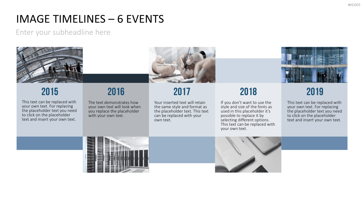 Zeitstrahl-Vorlagen-Paket (Timeline-Bundle) PowerPoint-Vorlage