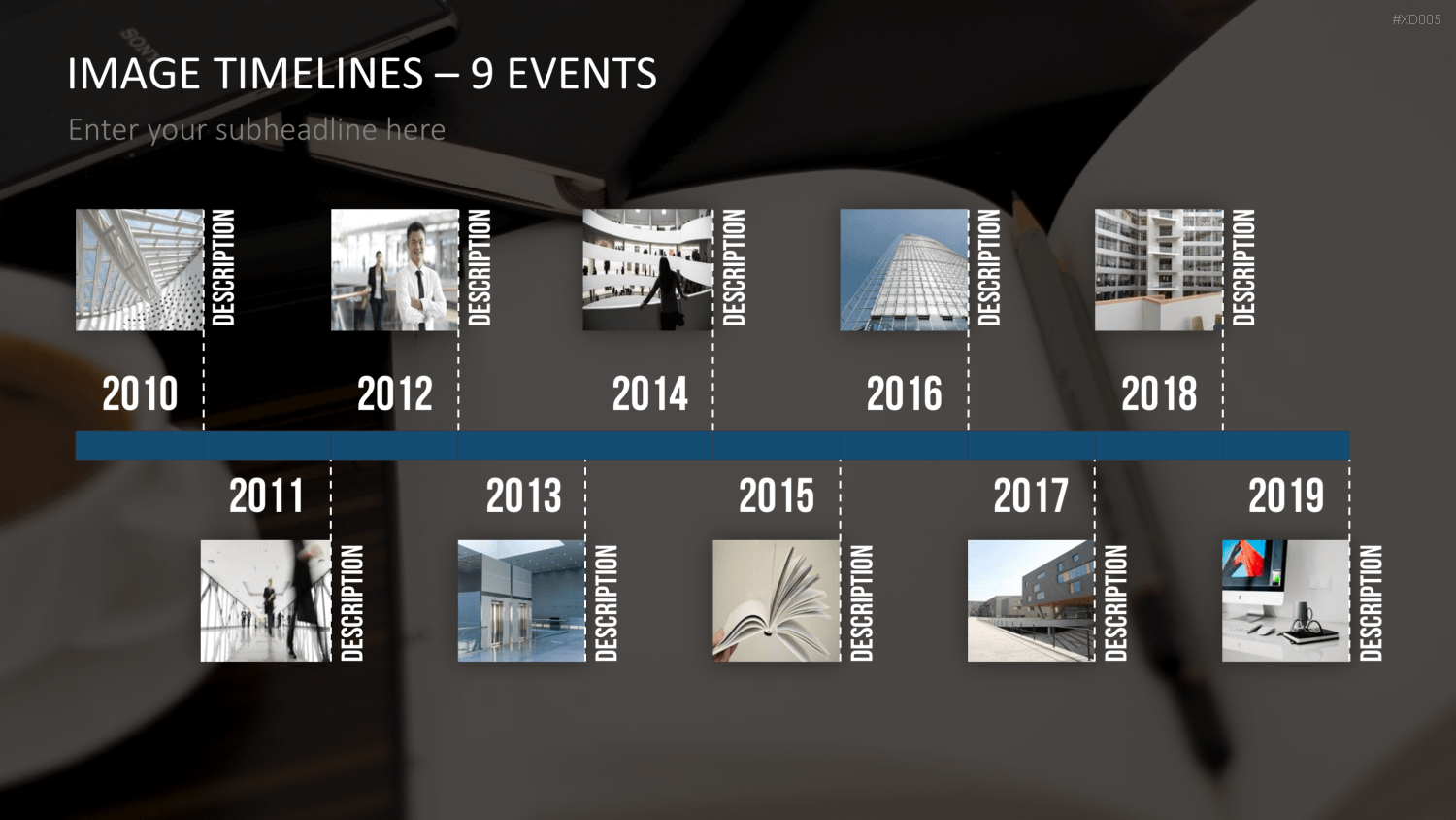 Zeitstrahl-Vorlagen-Paket (Timeline-Bundle) PowerPoint-Vorlage