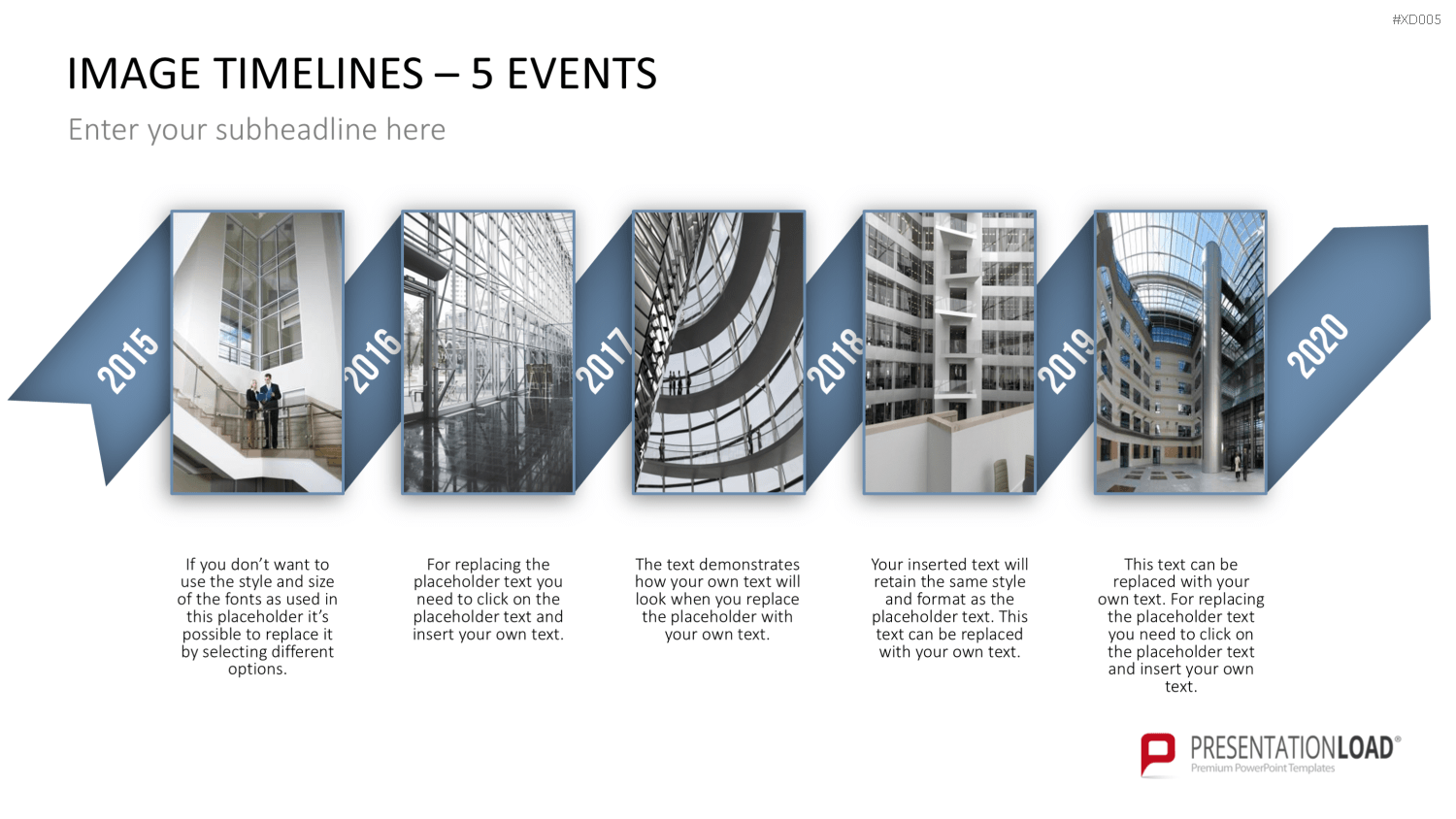Zeitstrahl-Vorlagen-Paket (Timeline-Bundle) PowerPoint-Vorlage