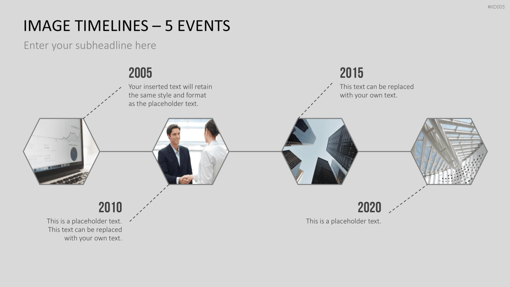 Zeitstrahl-Vorlagen-Paket (Timeline-Bundle) PowerPoint-Vorlage