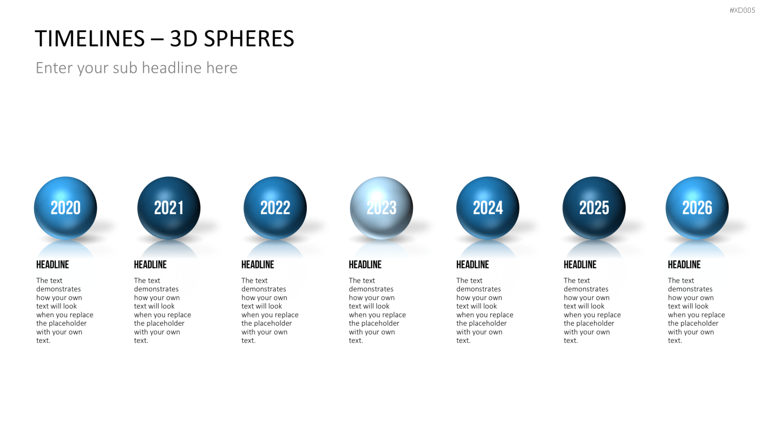 Zeitstrahl-Vorlagen-Paket (Timeline-Bundle) PowerPoint-Vorlage