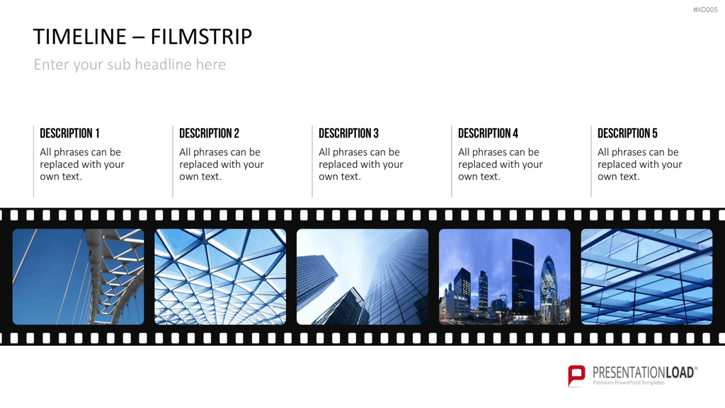 Zeitstrahl-Vorlagen-Paket (Timeline-Bundle) PowerPoint-Vorlage