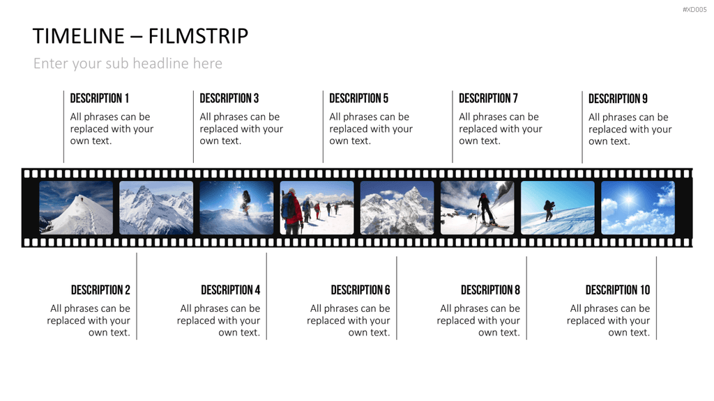 Zeitstrahl-Vorlagen-Paket (Timeline-Bundle) PowerPoint-Vorlage