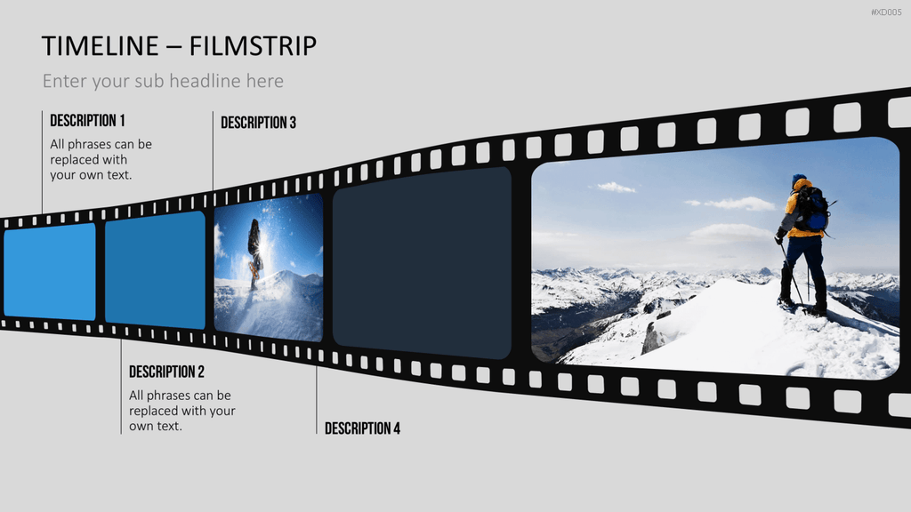 Zeitstrahl-Vorlagen-Paket (Timeline-Bundle) PowerPoint-Vorlage