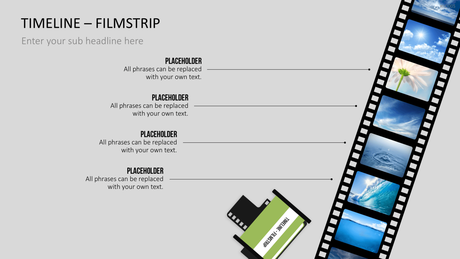 Zeitstrahl-Vorlagen-Paket (Timeline-Bundle) PowerPoint-Vorlage