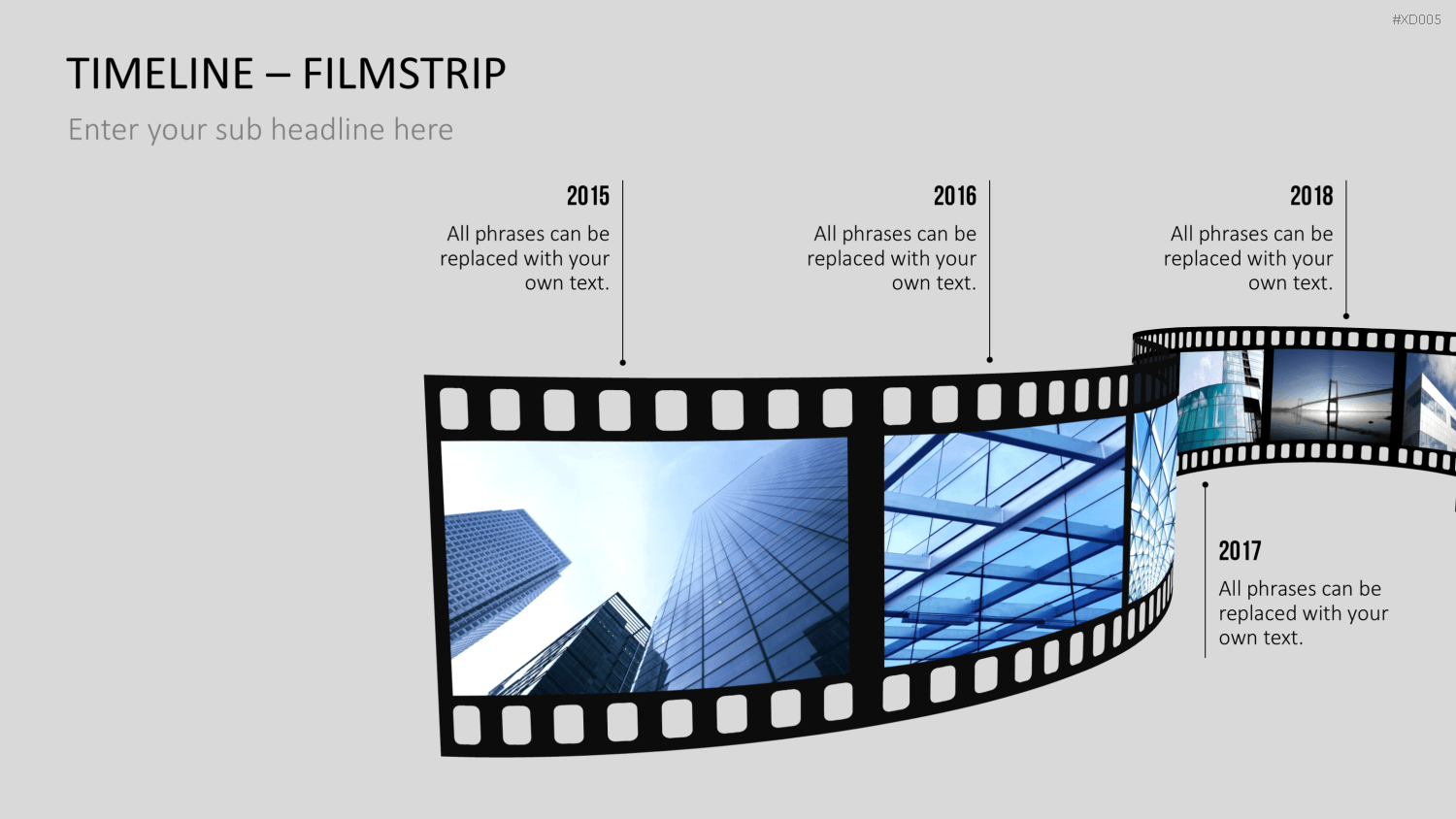 Zeitstrahl-Vorlagen-Paket (Timeline-Bundle) PowerPoint-Vorlage