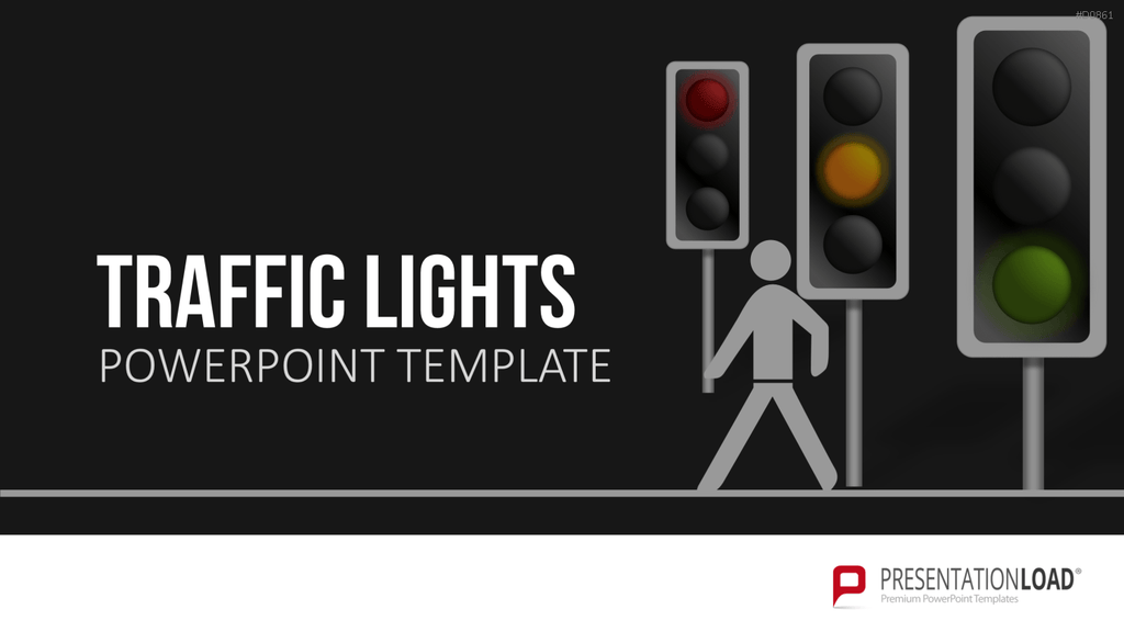 Ampel-Diagramme PowerPoint-Vorlage