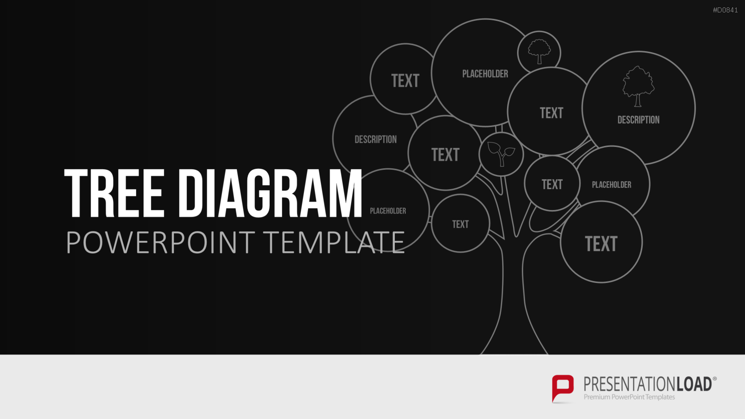 Baum-Diagramme PowerPoint-Vorlage