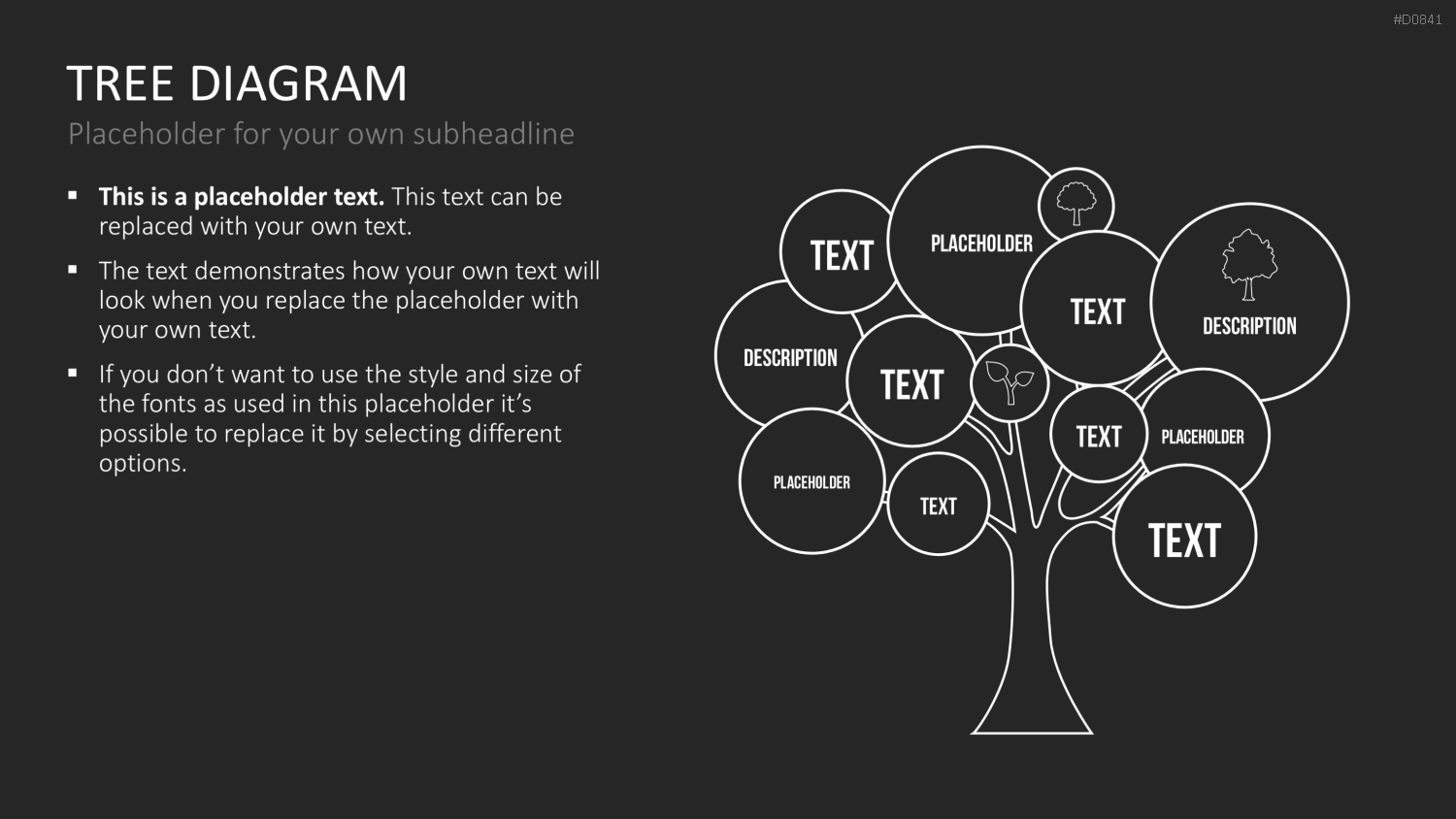 Baum-Diagramme PowerPoint-Vorlage