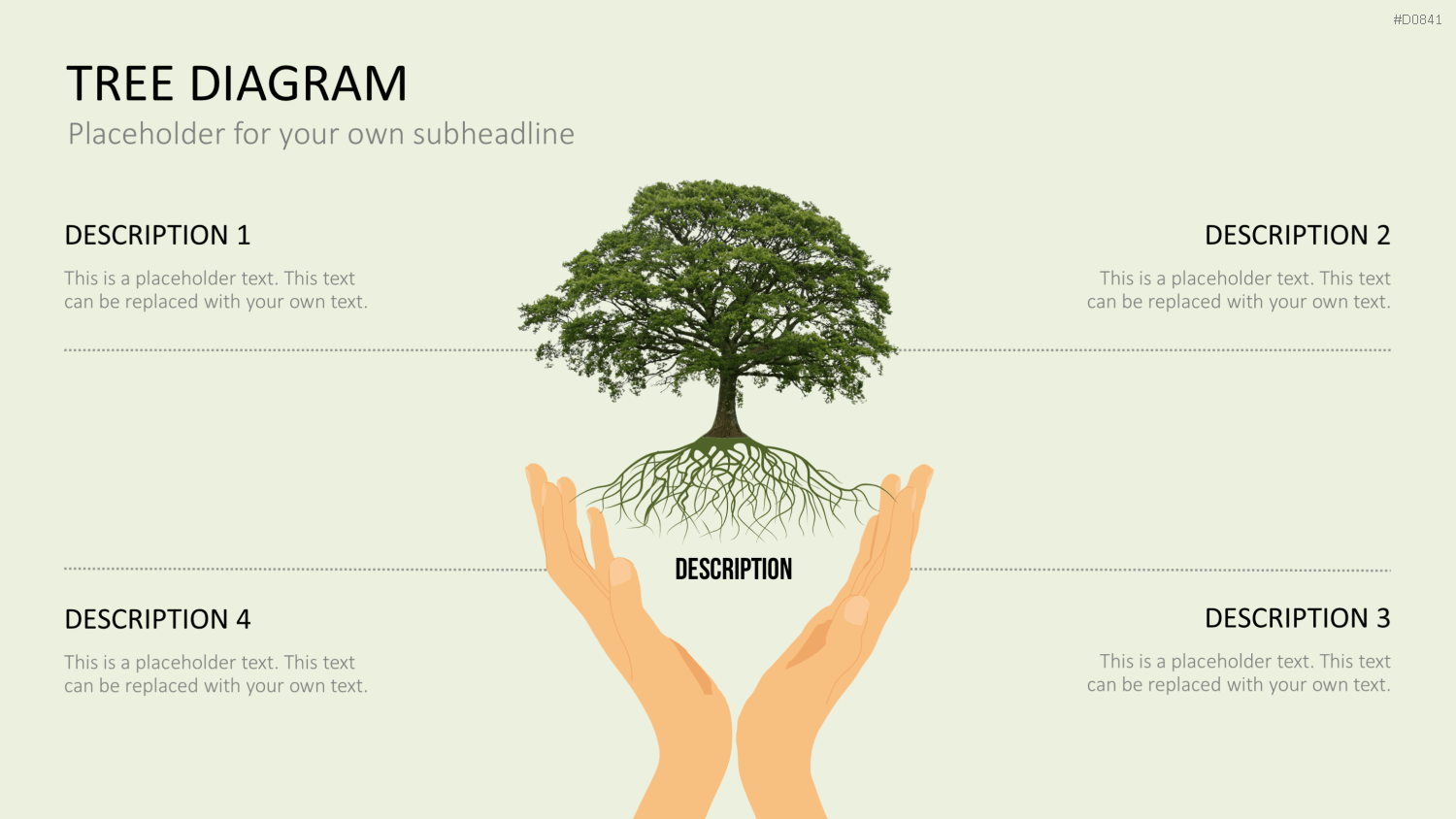 Baum-Diagramme PowerPoint-Vorlage