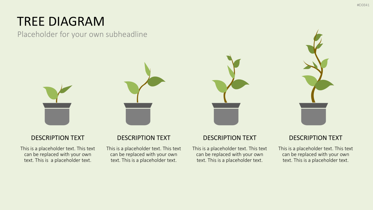 Baum-Diagramme PowerPoint-Vorlage