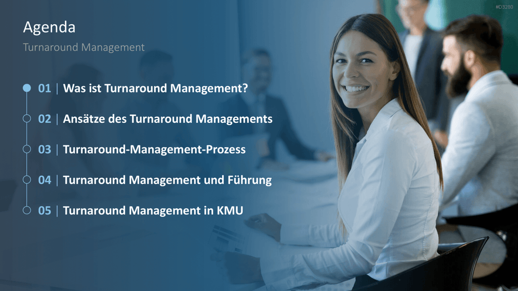 Turnaround Management PowerPoint-Vorlage
