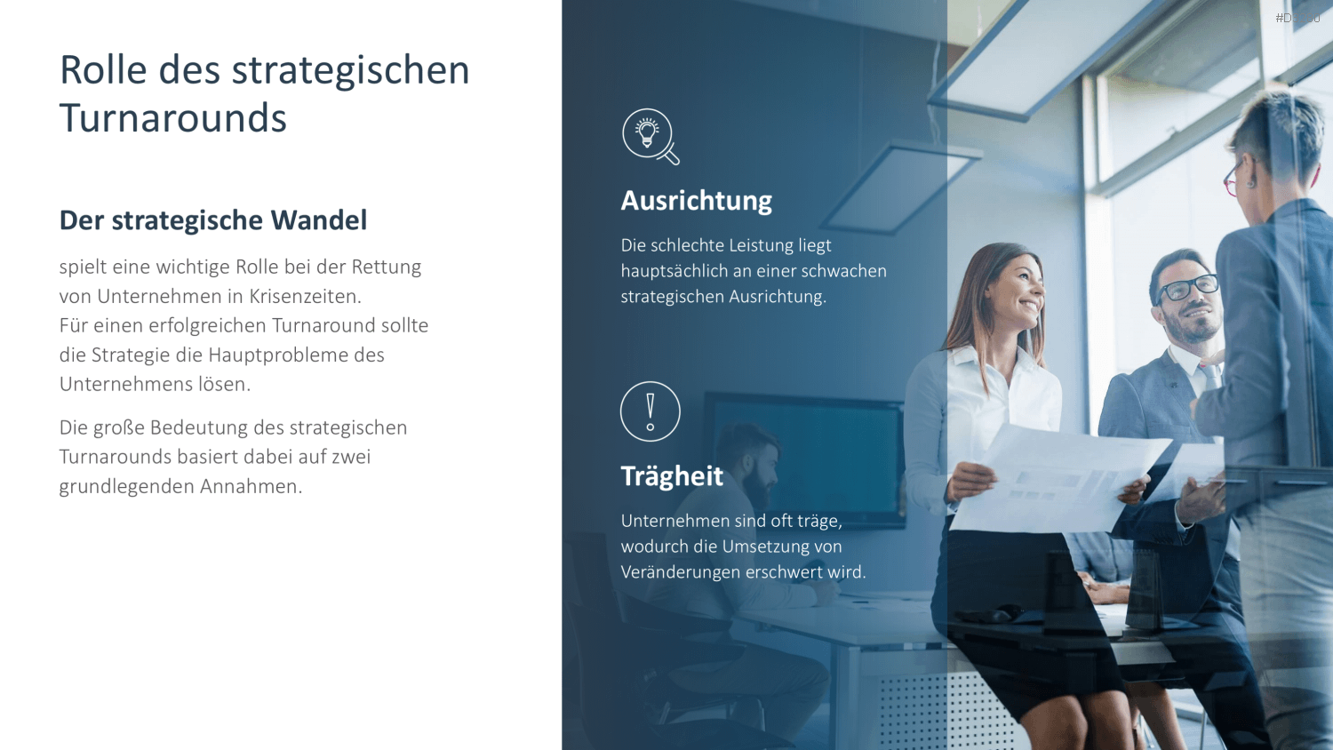 Turnaround Management PowerPoint-Vorlage
