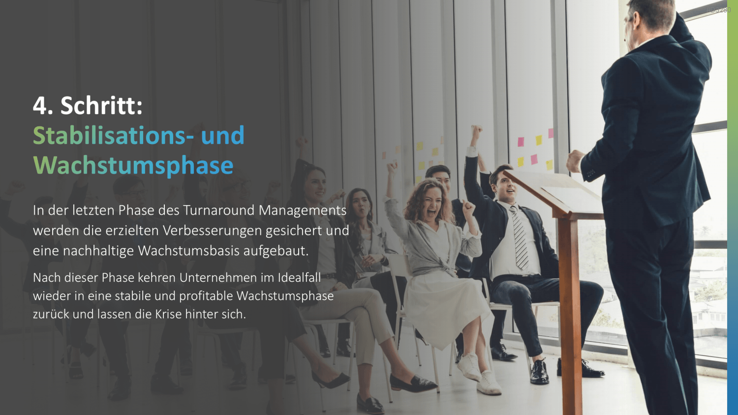 Turnaround Management PowerPoint-Vorlage