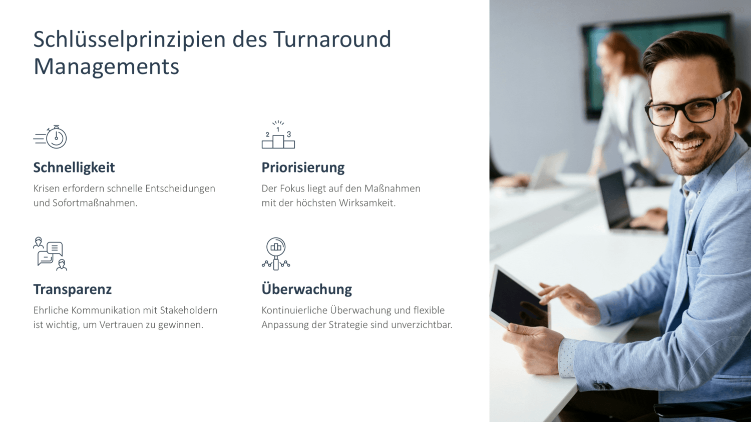 Turnaround Management PowerPoint-Vorlage