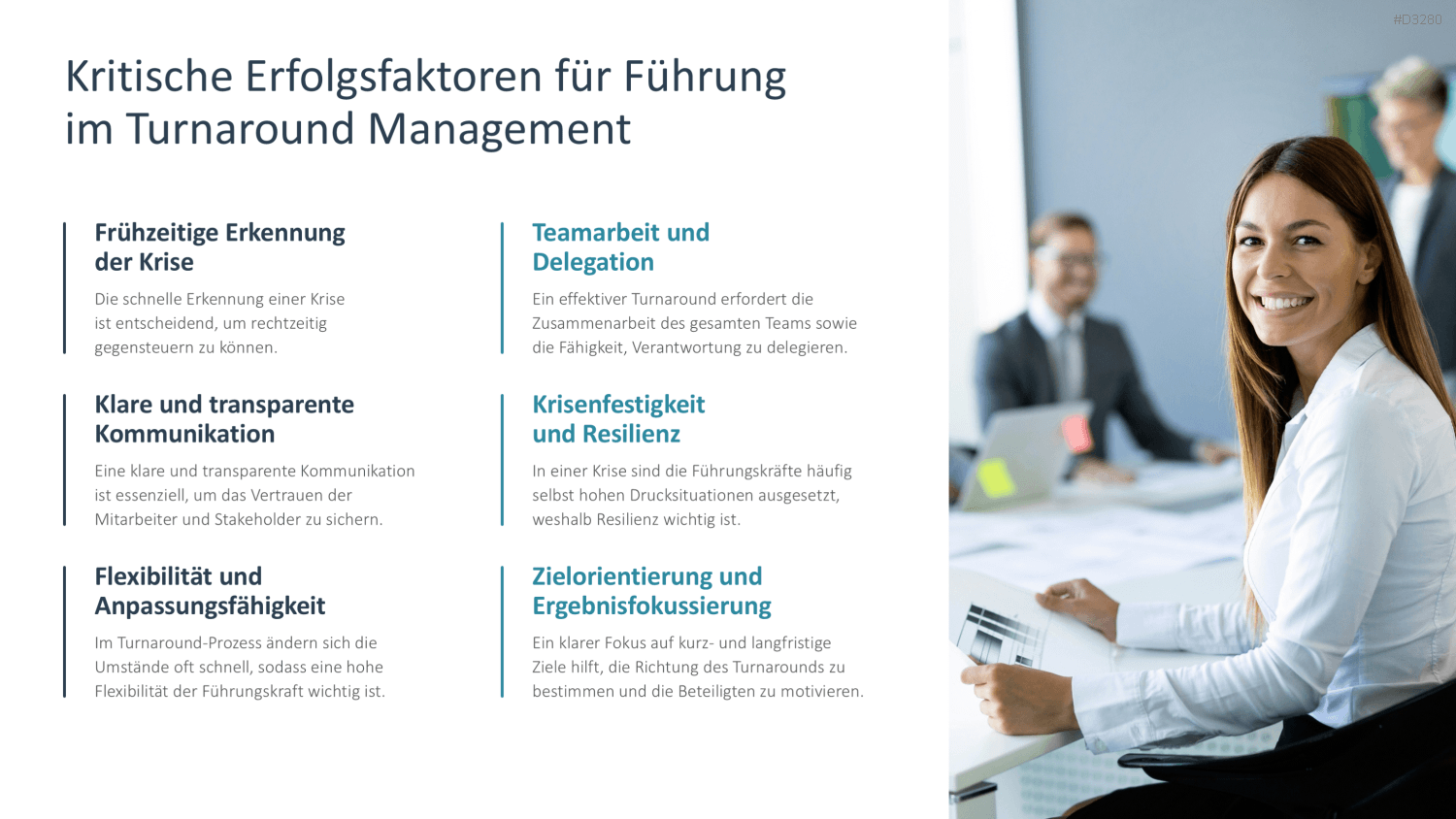 Turnaround Management PowerPoint-Vorlage