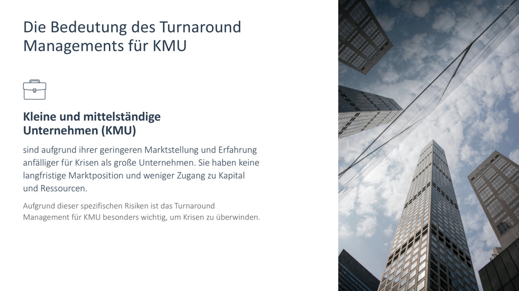 Turnaround Management PowerPoint-Vorlage