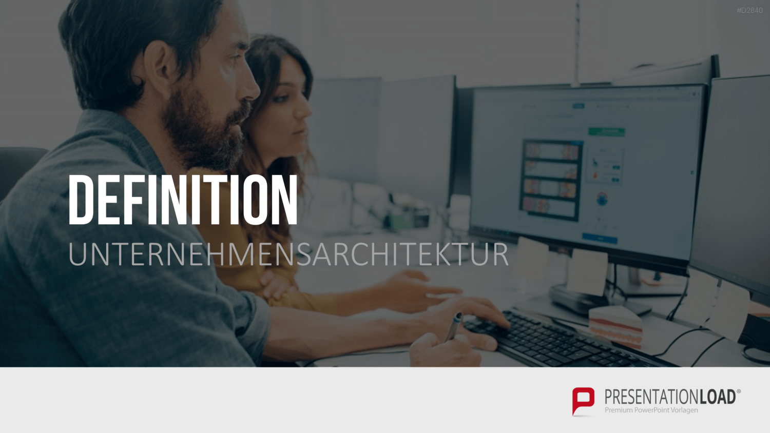 Unternehmensarchitektur PowerPoint-Vorlage