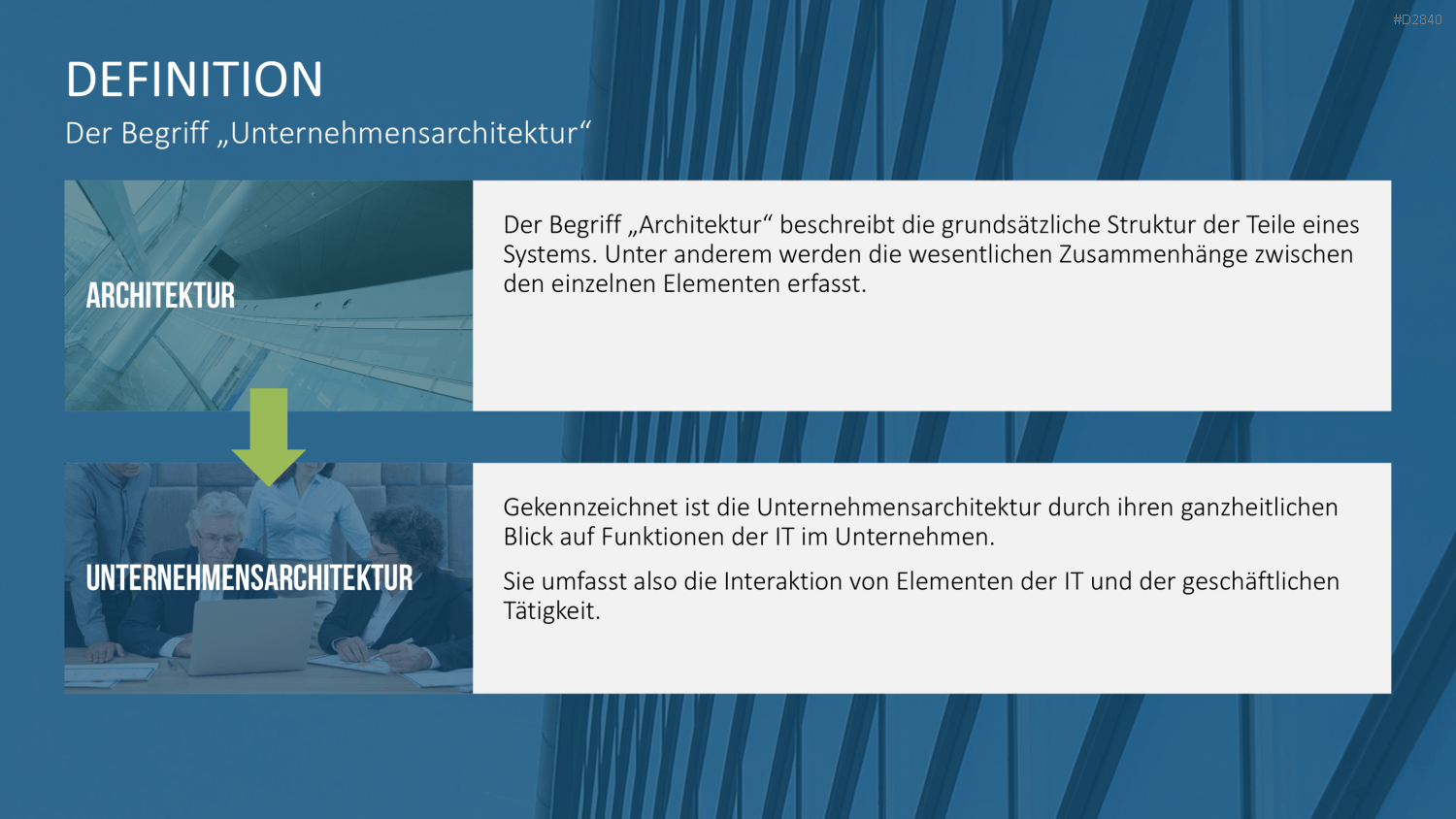 Unternehmensarchitektur PowerPoint-Vorlage