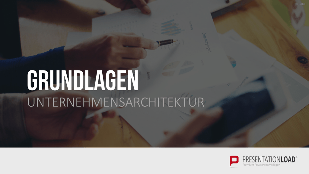 Unternehmensarchitektur PowerPoint-Vorlage