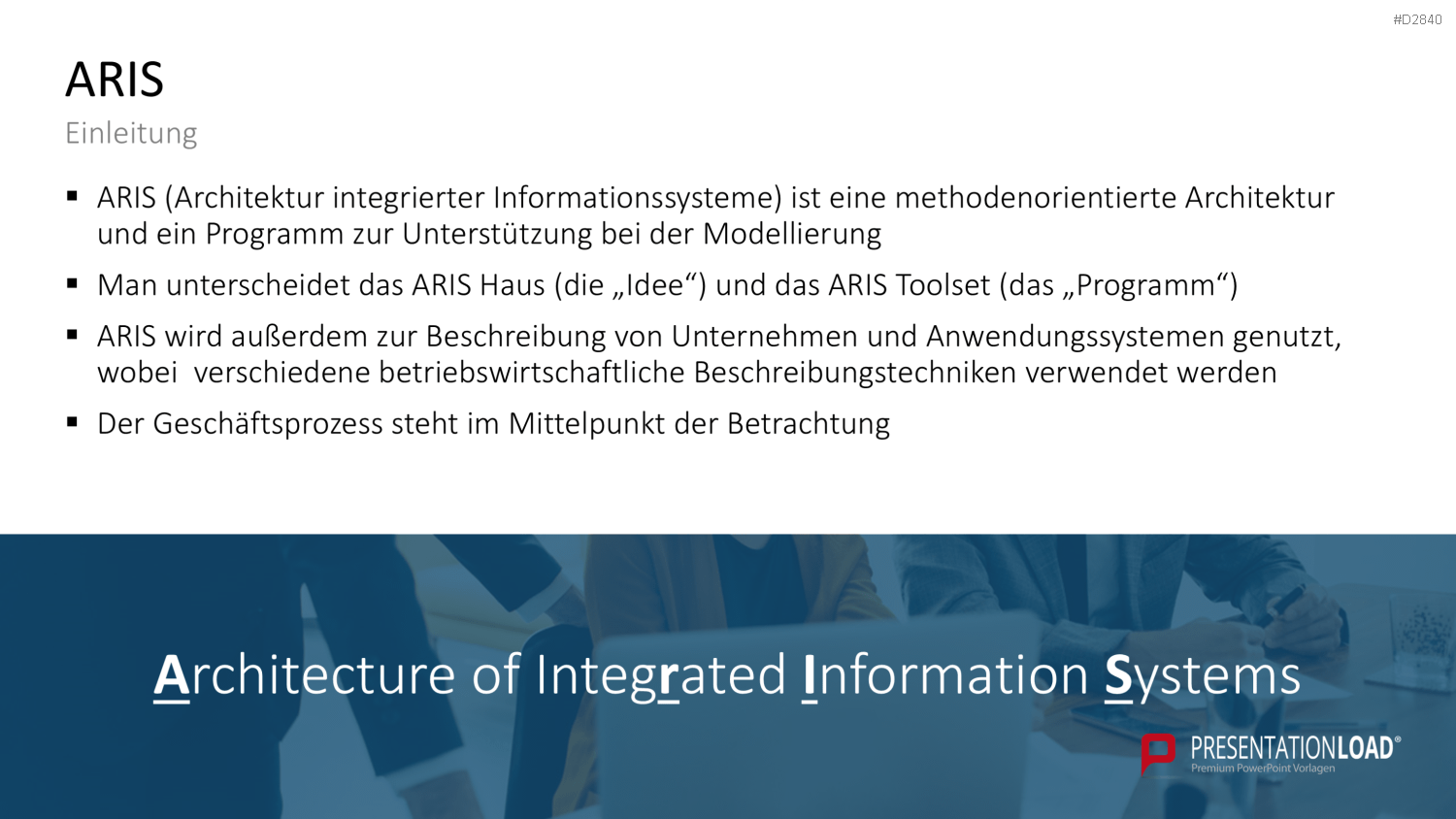 Unternehmensarchitektur PowerPoint-Vorlage