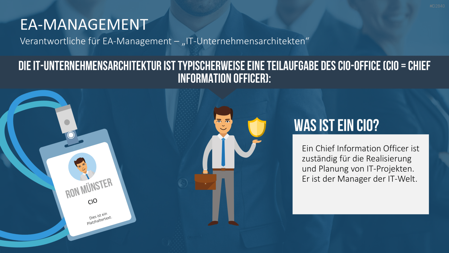 Unternehmensarchitektur PowerPoint-Vorlage