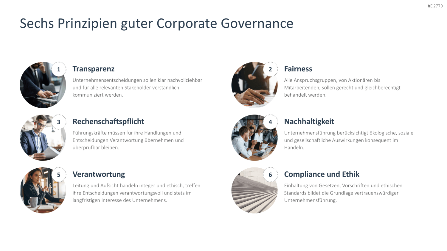 Unternehmensführung PowerPoint-Vorlage