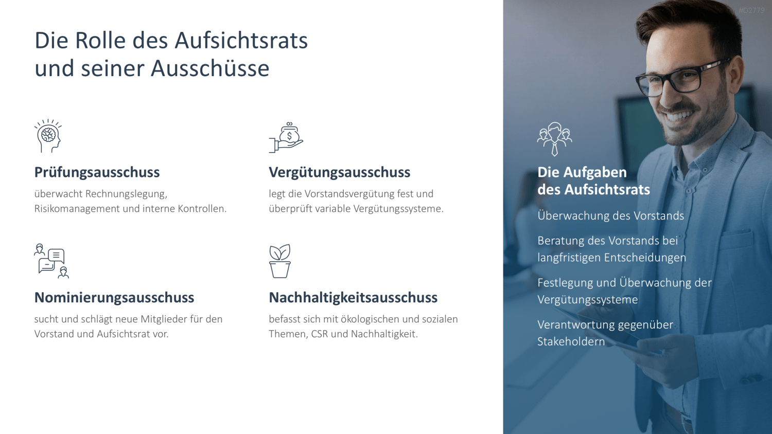 Unternehmensführung PowerPoint-Vorlage
