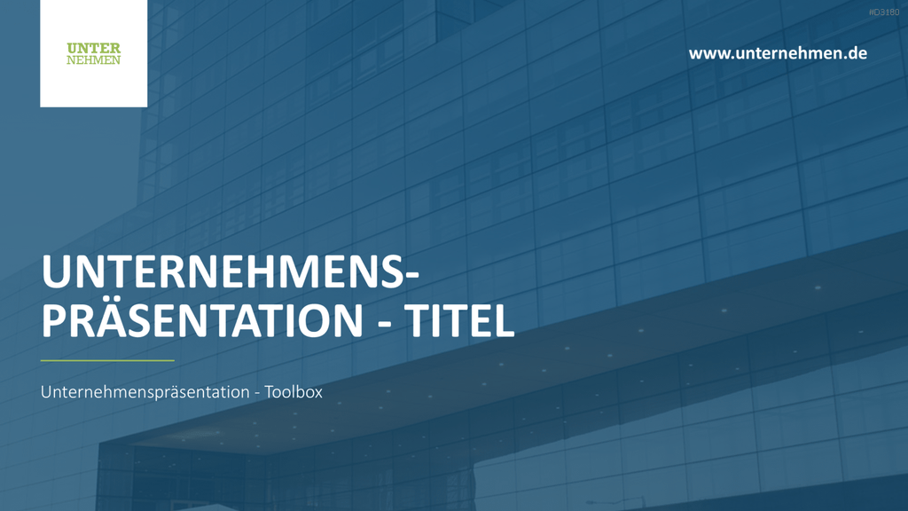 Unternehmenspräsentation-Toolbox PowerPoint-Vorlage