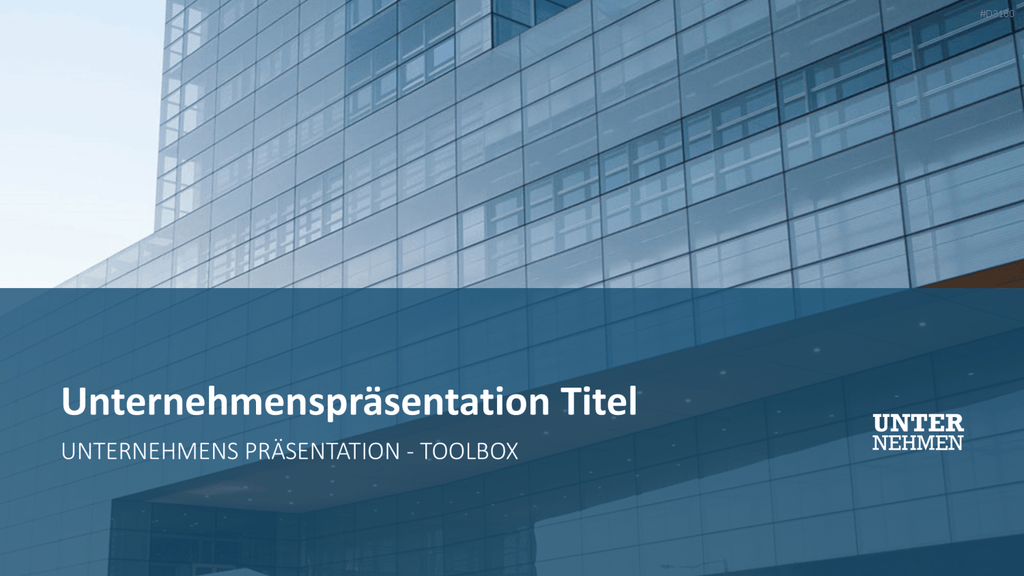 Unternehmenspräsentation-Toolbox PowerPoint-Vorlage