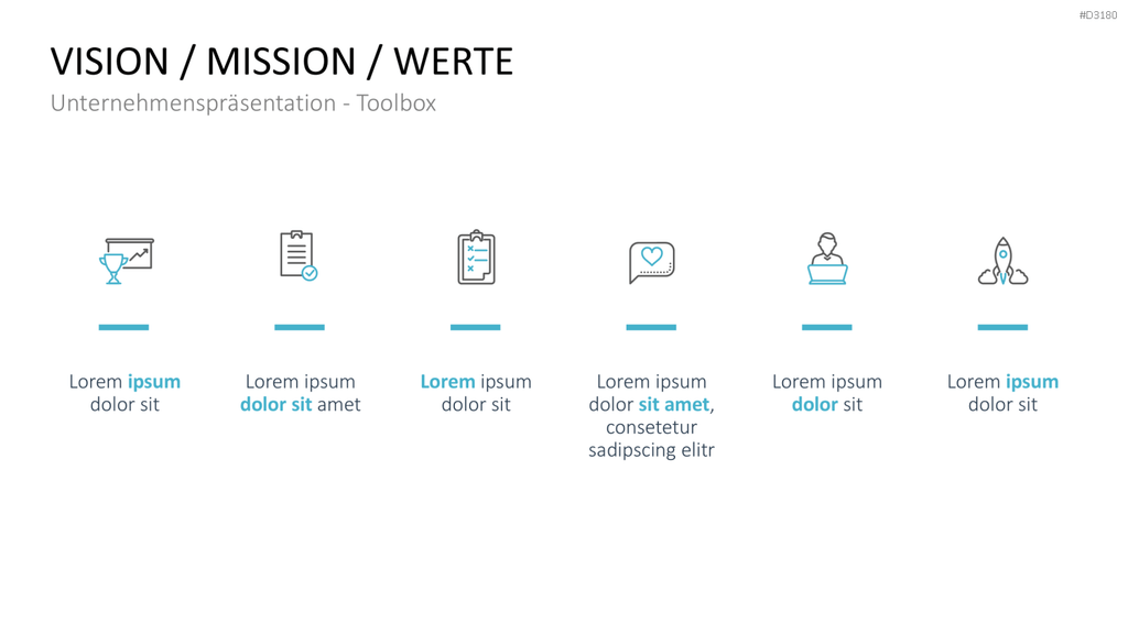 Unternehmenspräsentation-Toolbox PowerPoint-Vorlage