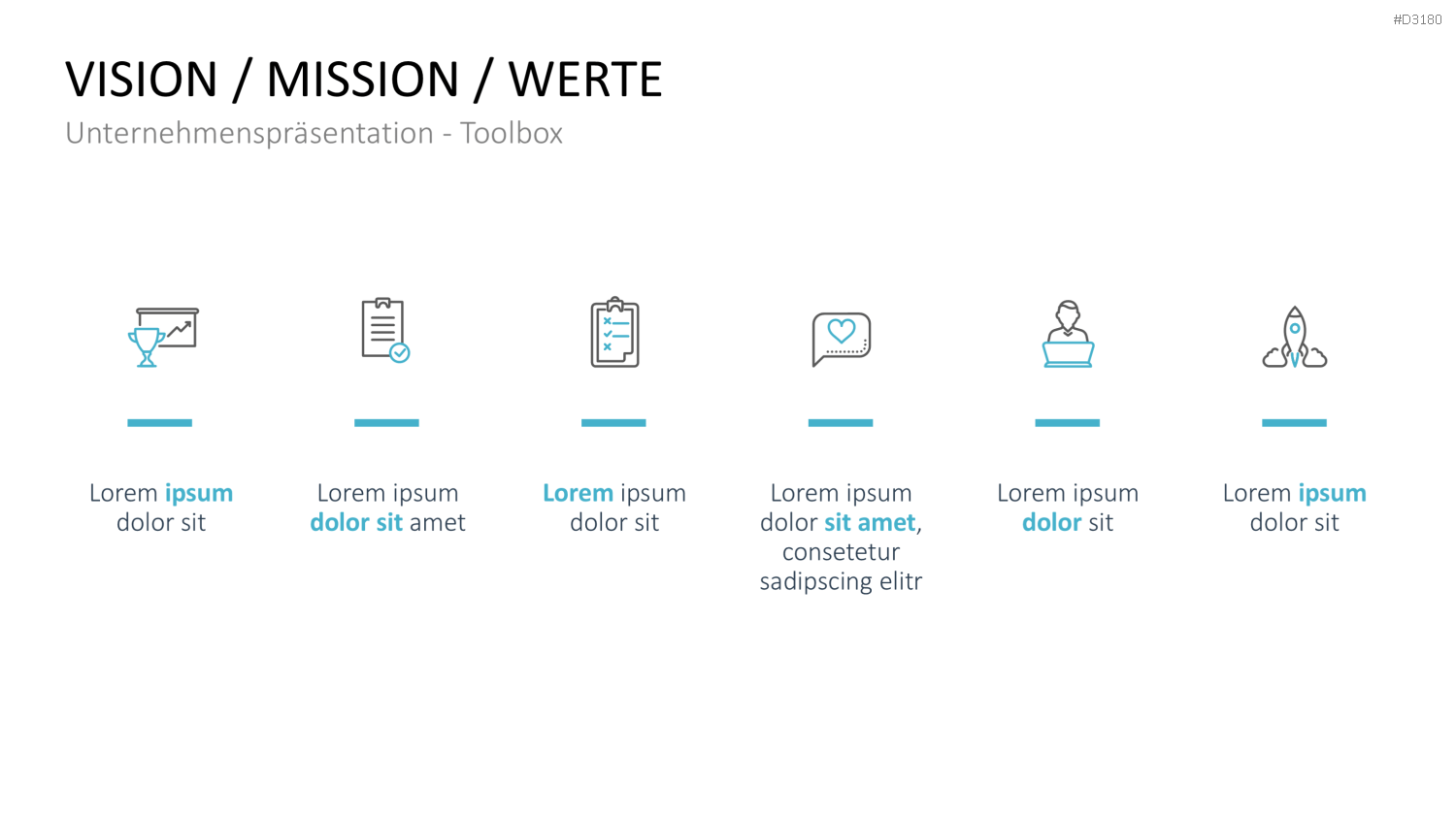 Unternehmenspräsentation-Toolbox PowerPoint-Vorlage