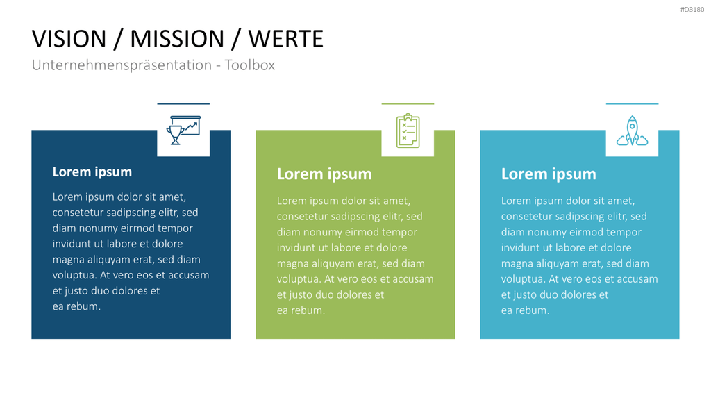 Unternehmenspräsentation-Toolbox PowerPoint-Vorlage