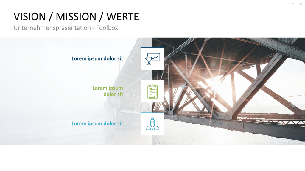 Unternehmenspräsentation-Toolbox PowerPoint-Vorlage