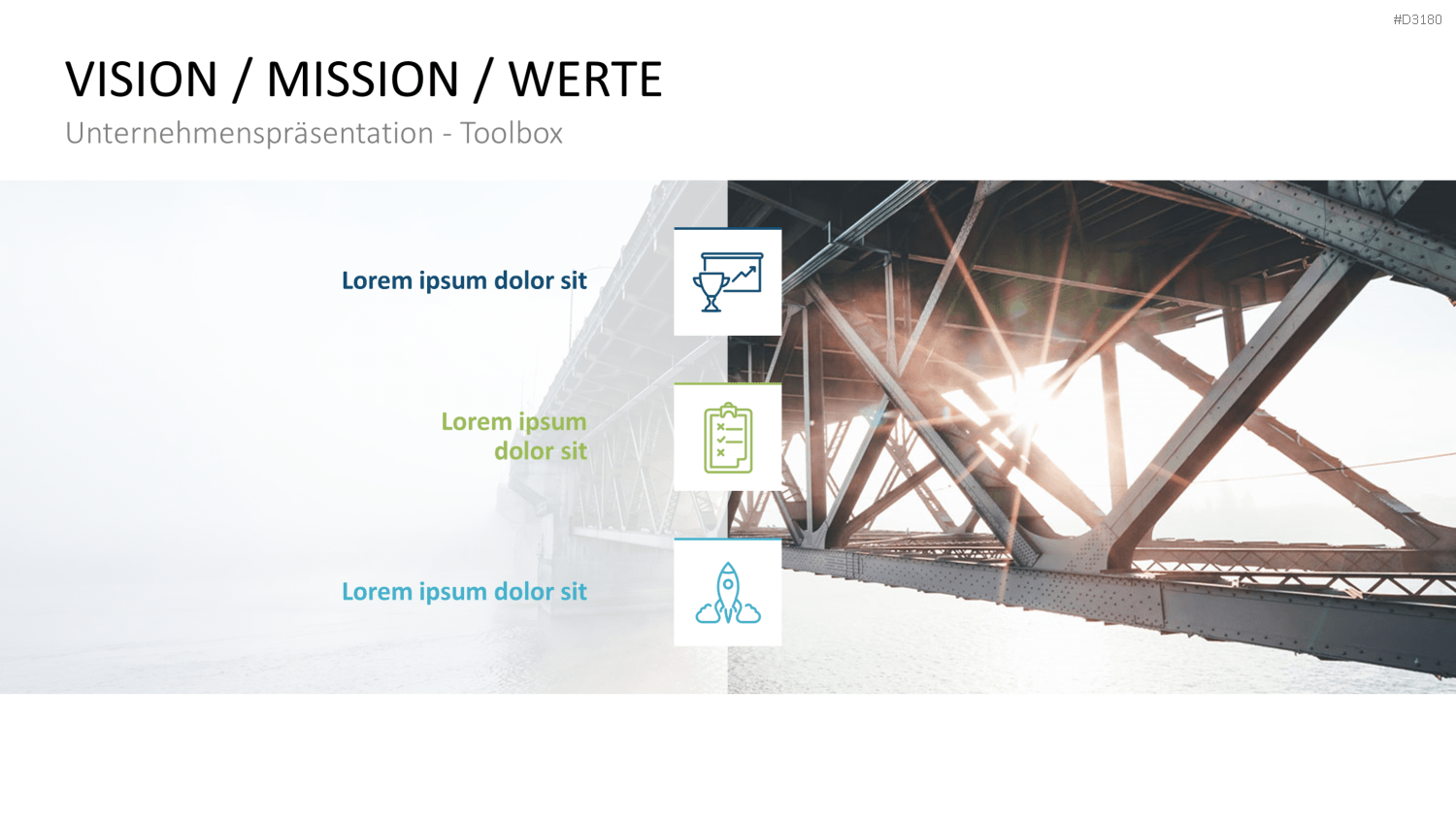 Unternehmenspräsentation-Toolbox PowerPoint-Vorlage