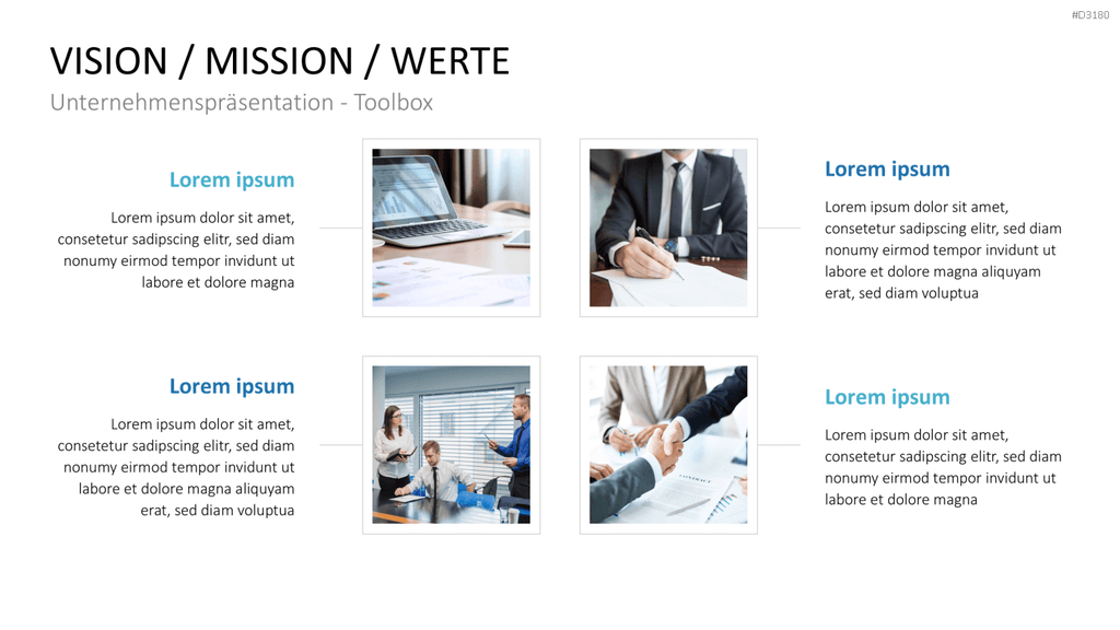 Unternehmenspräsentation-Toolbox PowerPoint-Vorlage