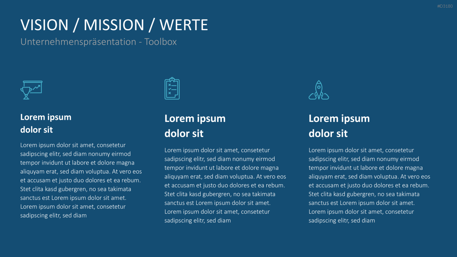 Unternehmenspräsentation-Toolbox PowerPoint-Vorlage