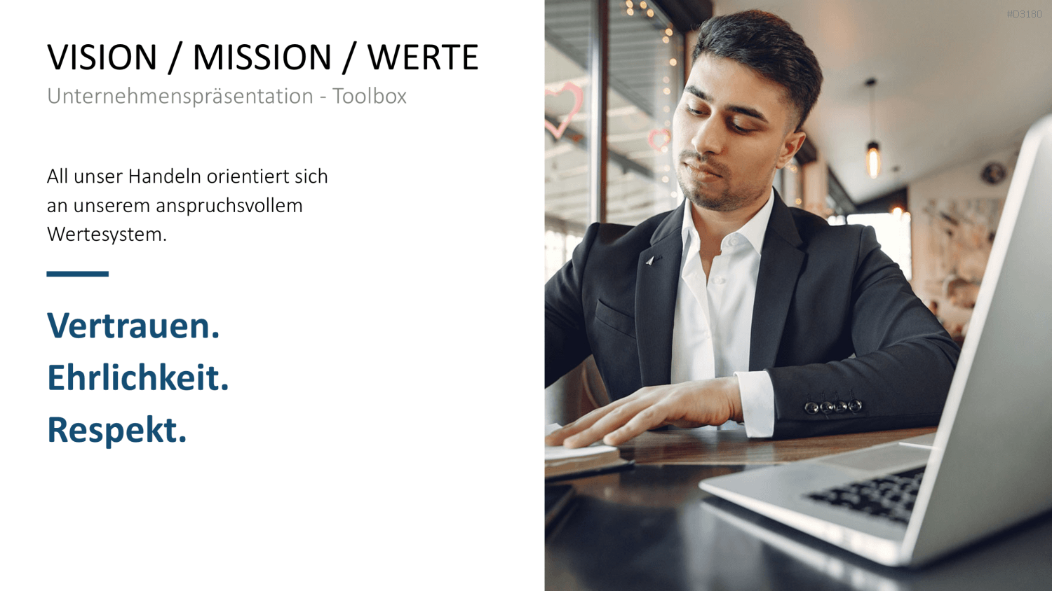 Unternehmenspräsentation-Toolbox PowerPoint-Vorlage