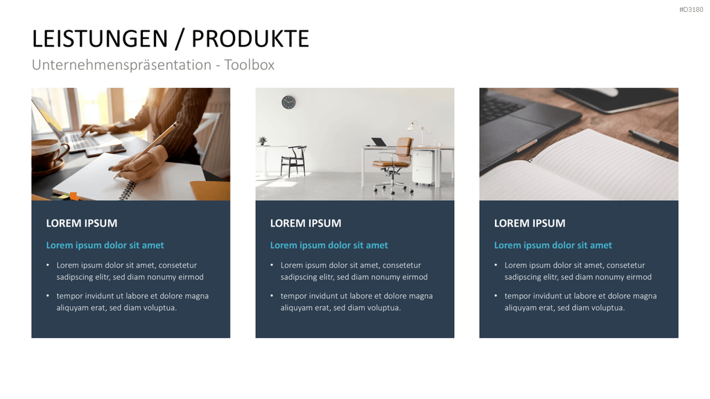 Unternehmenspräsentation-Toolbox PowerPoint-Vorlage