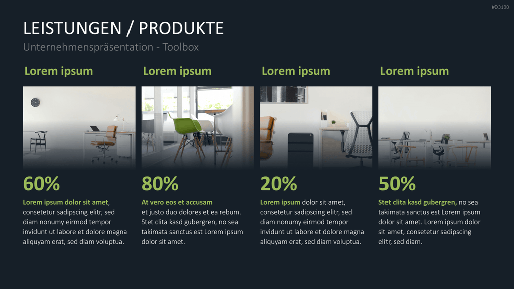 Unternehmenspräsentation-Toolbox PowerPoint-Vorlage