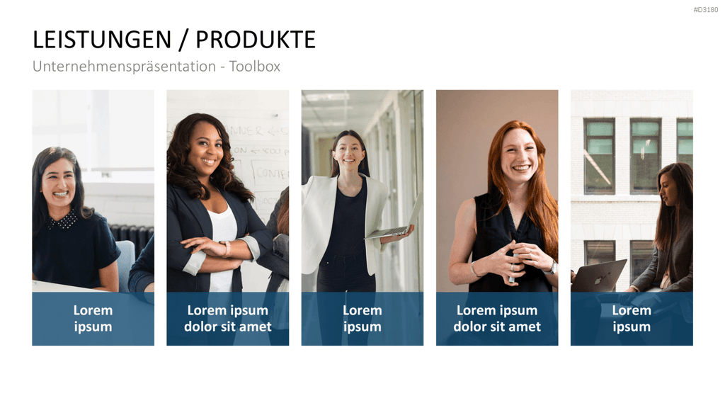 Unternehmenspräsentation-Toolbox PowerPoint-Vorlage